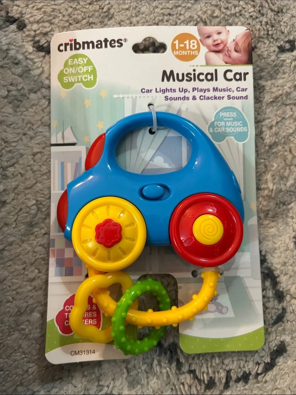 VTech Turn & Learn Ferris Wheel Cribmates Musical Car